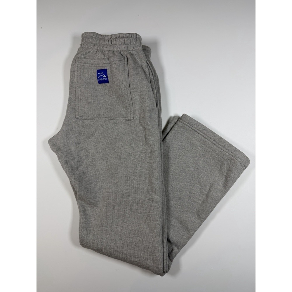 Akimbo Club Heather Gray Sweatpants Men's Size Small Cotton Knit